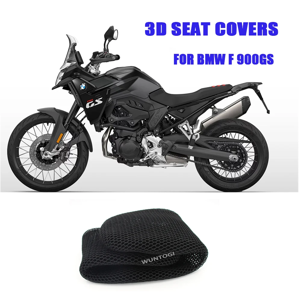 For BMW F 900GS 3D Airflow Honeycomb Mesh Protect Cushions Nylon Mesh Fabric Saddles F 900 GS Motorcycle Seat Covers Accessories