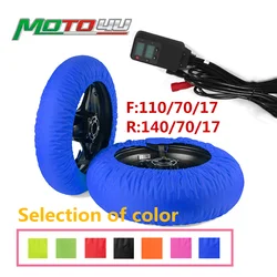 For YAMAHA YZF R3 Motorcycle Tyre Warmer 110/140 Front&Rear Tire Warmer Bike Blankets Temperature Control Pre-match Preparation