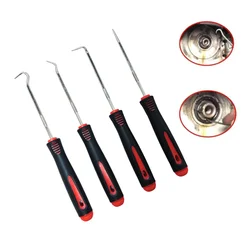 4pcs Car Pick Hook Set Car Oil Seal O-Ring Gasket Remover Screwdrivers Auto Repair Hose Removal Tire Cleaning Tools