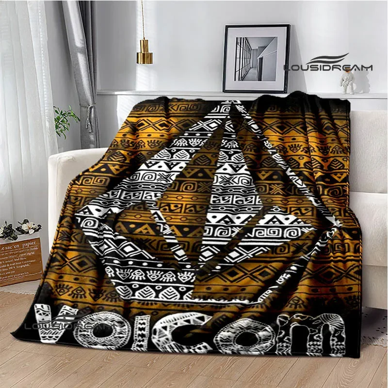 3D V-VOLCOM printed blankets Flange Warm blankets soft and comfortable blanket home travel blanket picnic blankets birthday gift