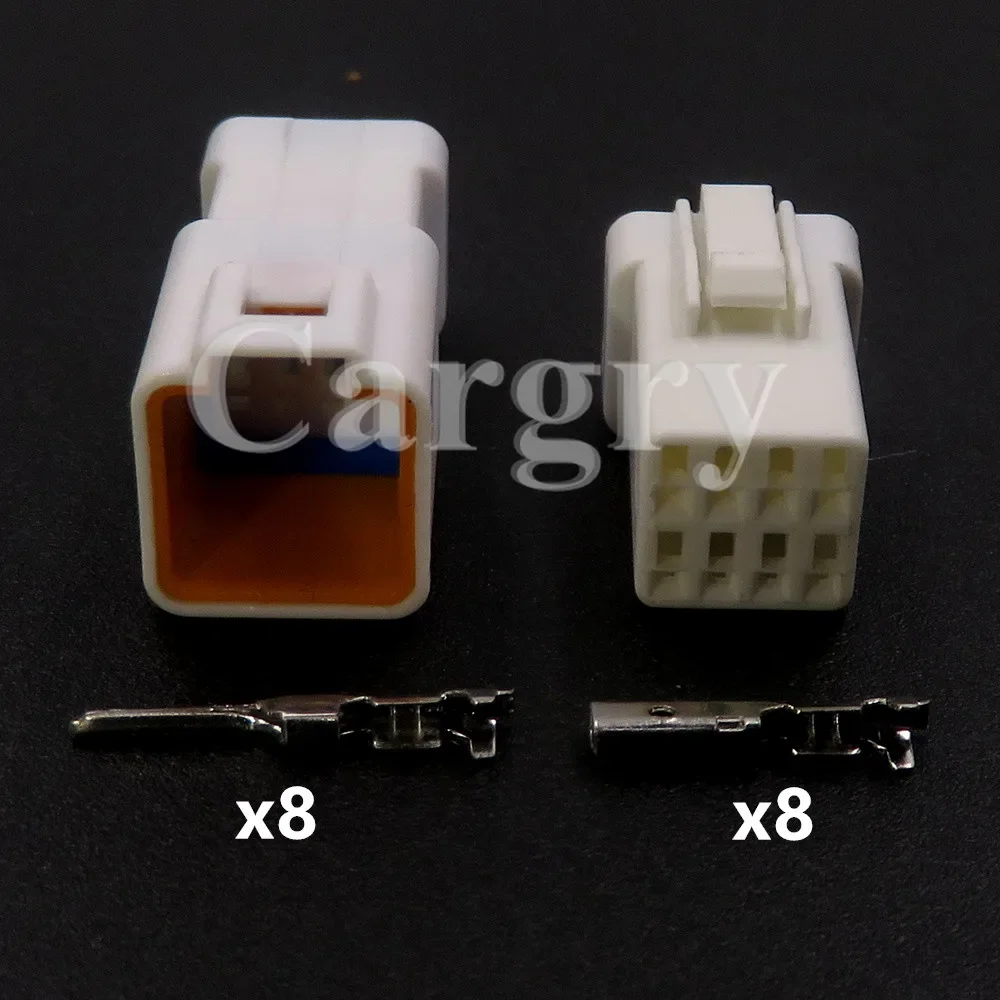 1 Set 8P Car Waterproof Socket 08T-JWPF-VSLE-D 08R-JWPF-VSLE-D AC Assembly Auto Male Female Docking Electric Wiring Connector