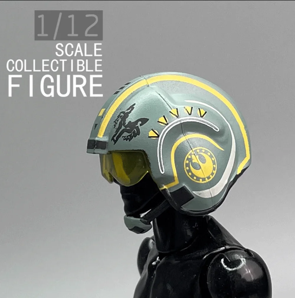 1/12 Male Soldier Helmet Model for 6\'\' Action Figure