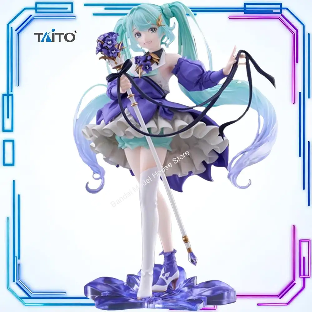 在庫あり-タイトー純正-ボーカロイドアーティスト-マスターピース-初音ミク-バースデー2024-amp-フラワーバージョン-23cm-モデル玩具フィギュア