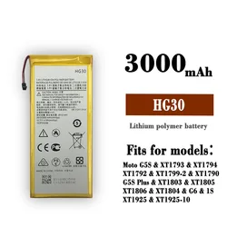 HG30 Replacement Battery For Motorola G5S G5S Plus G6 XT1806 XT1804 1S XT1925 XT1925-10 Built-in Latest Batteries