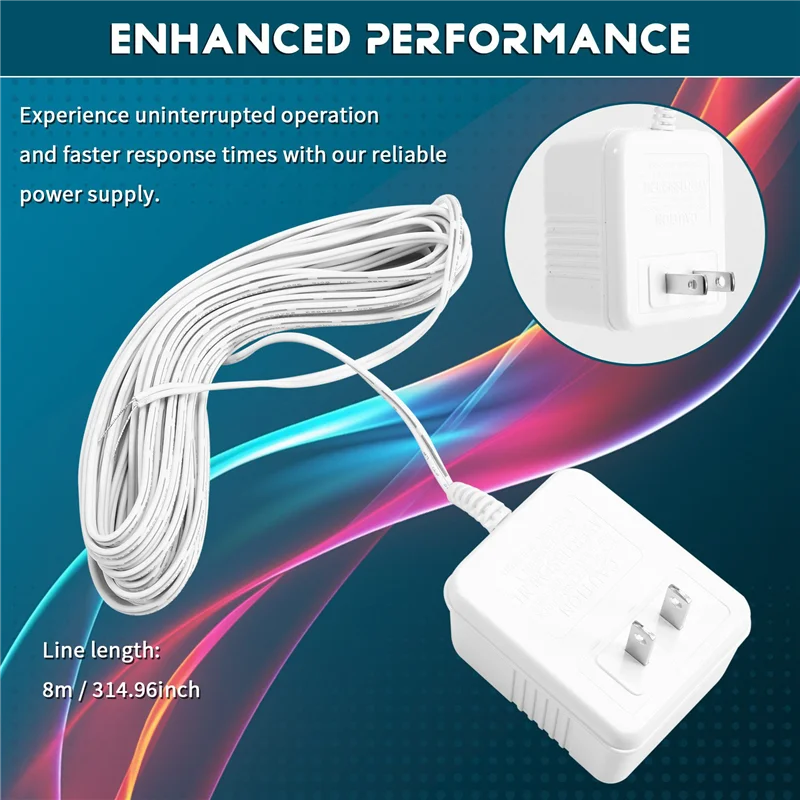 【Must-Haves】2X 24V Doorbell Transformer Adapter For Video Doorbells, Enhanced Performance & Easy Installation US PLUG