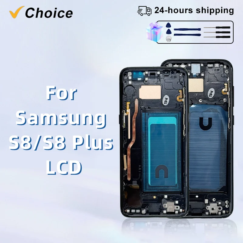 TFT For Samsung Galaxy S8 LCD SM-G950FD Display Touch Screen Digitizer Assembly For Samsung S8 Plus SM-G955F LCD Replace Parts
