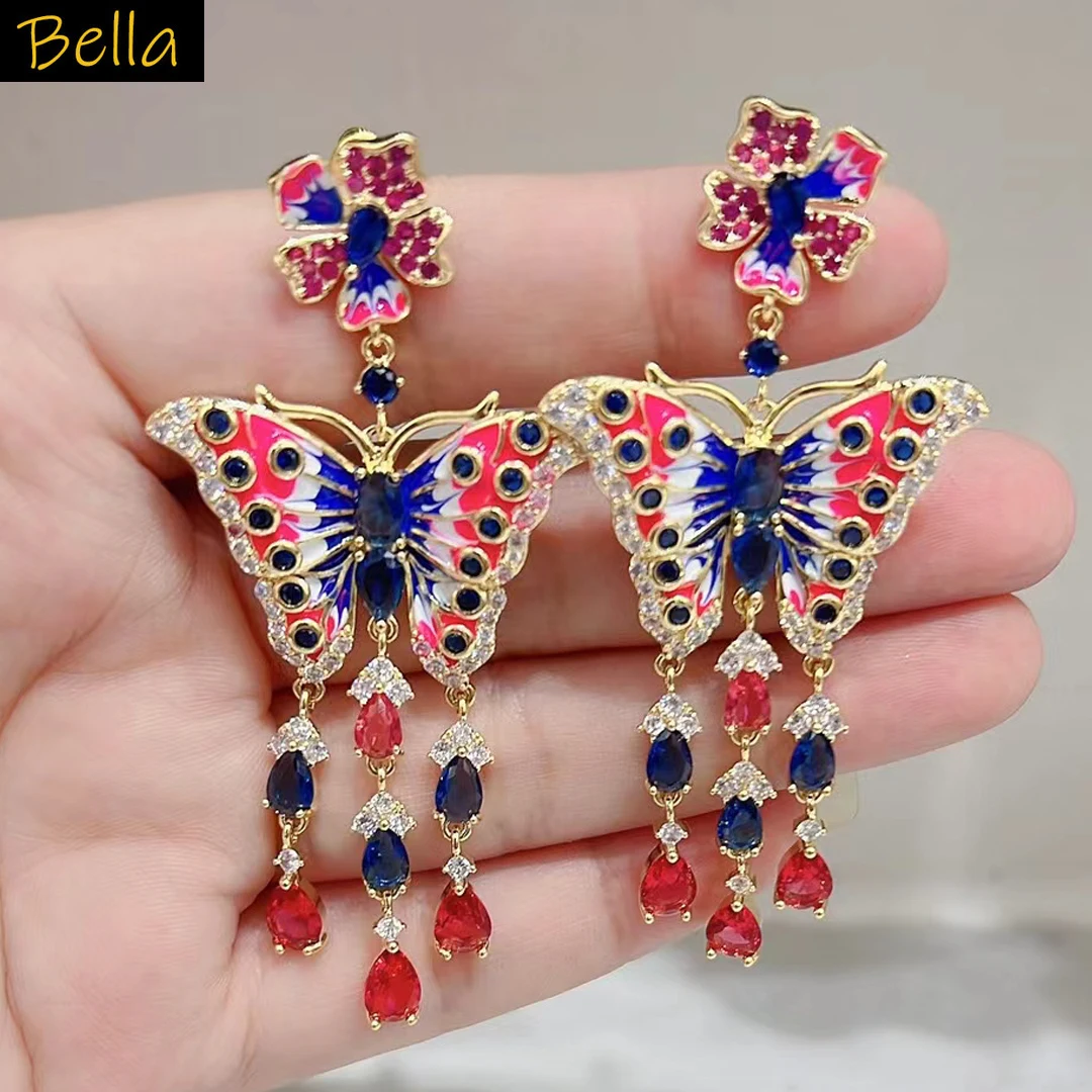 large-butterfly-earrings-pink-blue-red-long-tassel-earrings-women-bride-wedding-dinner-party-jewelry-anniversary-gift