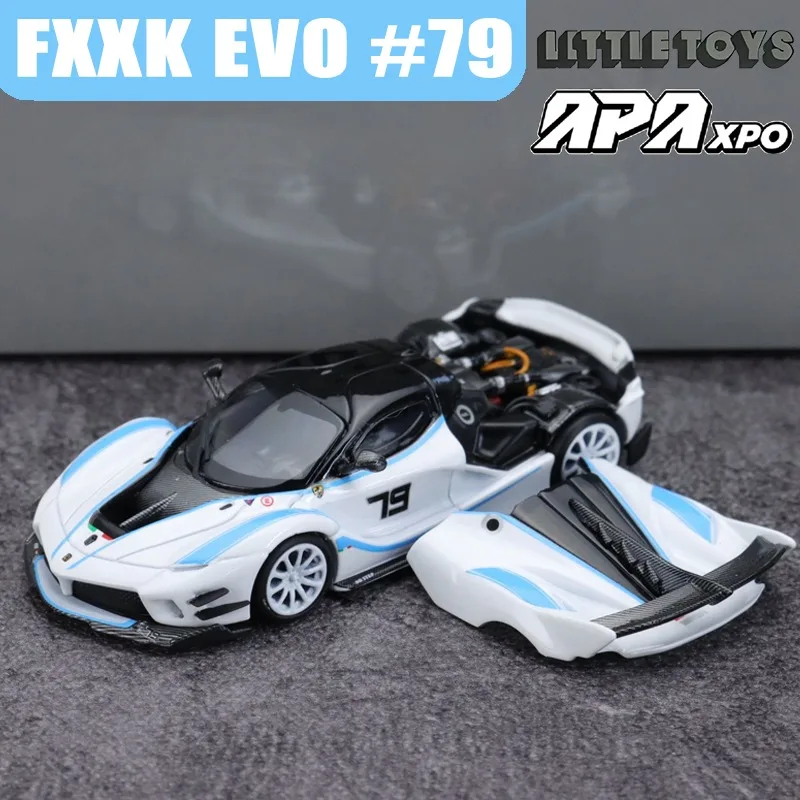 

Маленькие игрушки 1/64 FXXK EVO # 79 APAxpo сплав моторная игрушка литье под давлением металлическая модель коллекция подарки для мальчиков