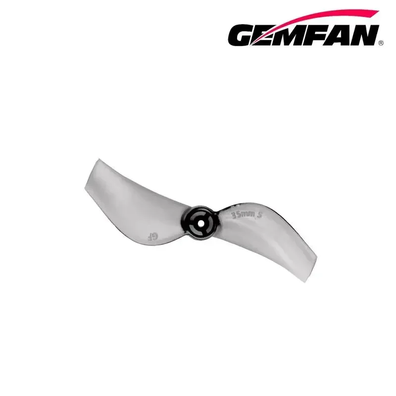 Gemfan Hélice de 2 aspas de 35 mm para drones Tiny Whoop FPV - Orificio de eje de 1,0 mm Accesorios de carreras para micro UAV para interiores (4 pares)