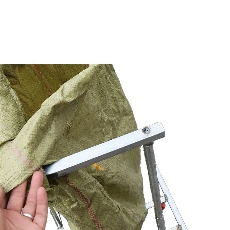 

New high and low adjustable bag mouth adjustable corn grain, removable bag holder with wheels