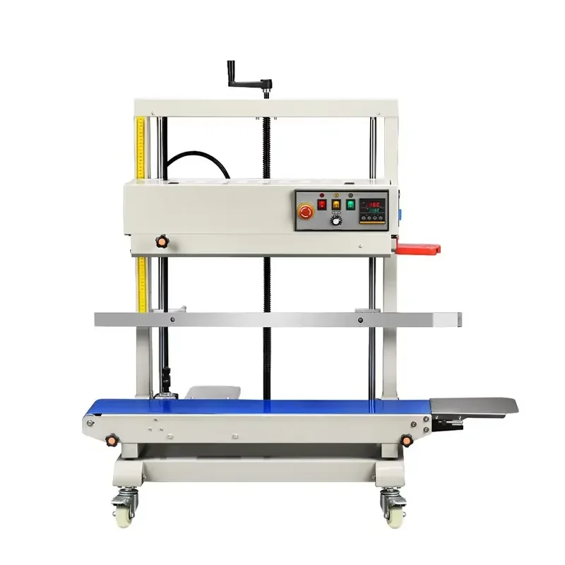 Fr-1100 Automatic Vertical Heavy-Duty Continuous Band Sealer Large Plastic Bags Foil Film Heat Sealing Gear Core Component