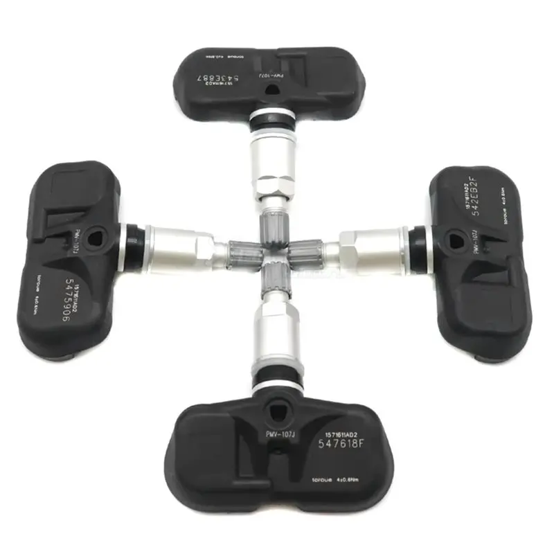 For Toyota Lexus Prius Scion Compatible Tire Pressure Monitoring Sensor 4 PCS OEM Part Number 42607-33021