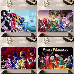 Cartoon P-Power R-Rangers  Floor Mat Anti-Slip Bathroom Kitchen Bedroom Living Room Entrance Rug Home Decor