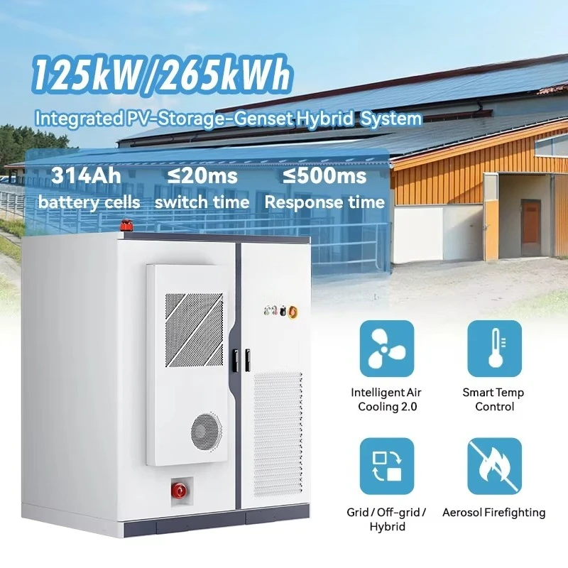 Dawnice 265kWh 100kWh 200KWh Soluzione per sistema contenitore batteria per accumulo di energia Batteria a energia solare LIFEPO4