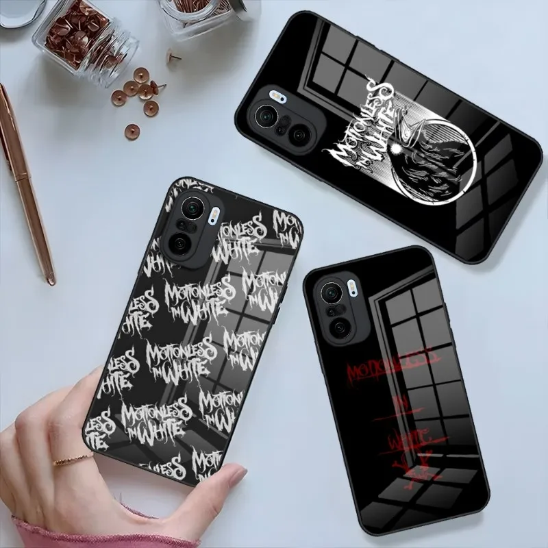 Белый чехол для телефона Xiaomi 13, 12, 10, 10T, 11i, 11T, Redmi Note 9, 11 Pro, Poco, M4, X5, X3, M5, стеклянный чехол