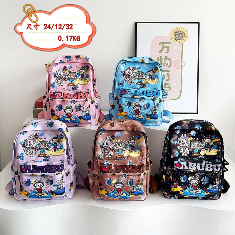 

Labubu Children's Backpack Large Capacity Cute Primary School Backpack Kindergarten Wear resistant Backpack