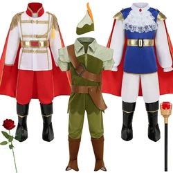 Kids Halloween Prince Cosplay Costume Boys Florian Elves Role Play Christmas Party Deluxe Charm Clothes Stage Performance Outfit