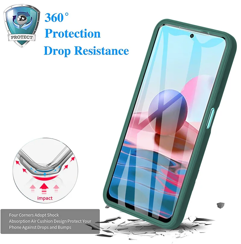 360 Clear Full Screen Protect Cover For Xiaomi Poco M5S Shockproof Case For Poko Pocco Poxo Little M5S M 5S 5 S PocoM5S 4G Funda