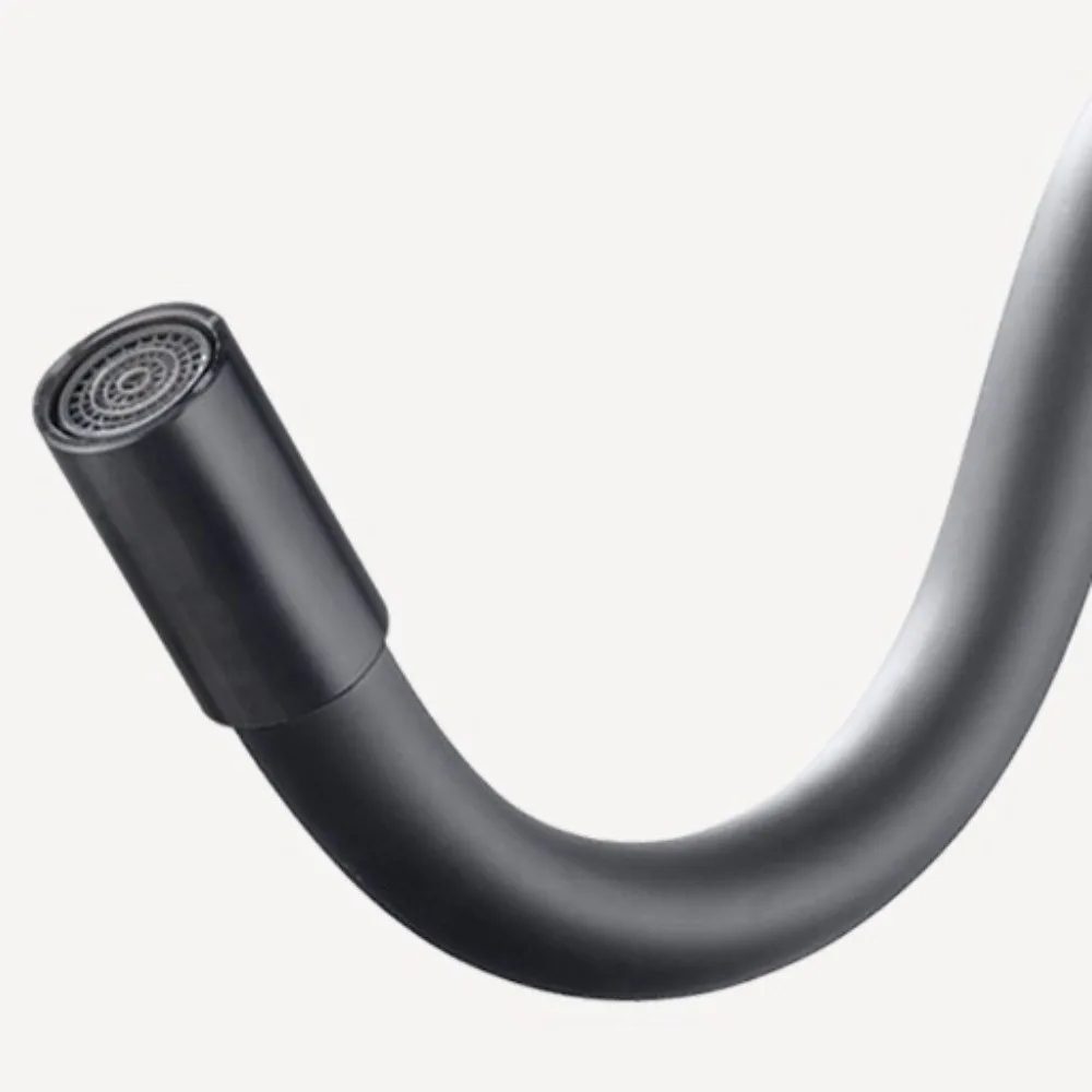 

Stainless Steel Kitchen Faucet Flexible Hose 360 Degree Rotating Sink Faucet Swivel Hot Cold Water Mixer Deck Mounted Faucet