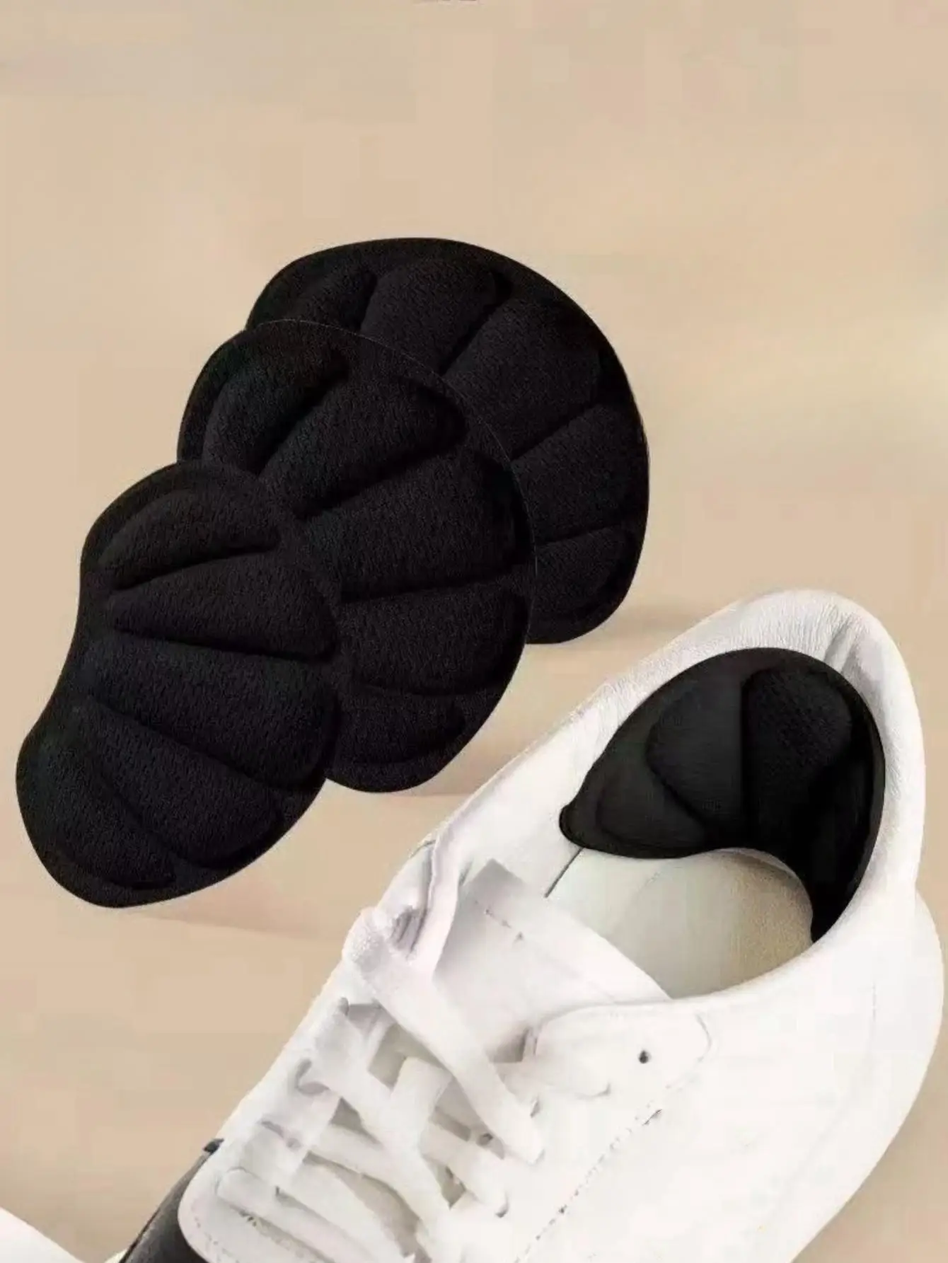 2 Paar transparente, unisex-farbene Silikon-Fersenschoner und -Fußsohlenprotektoren, bequeme und stilvolle Einlegesohlen, Fersenschutzpads, Schuhzubehör. – Detail 6