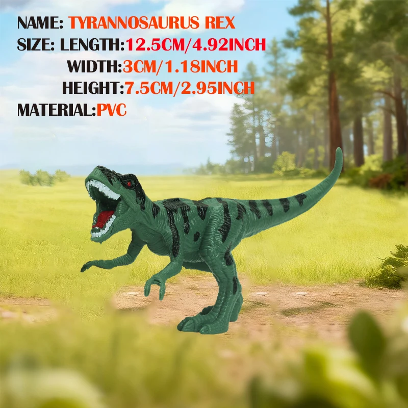 

Коллекционная модель динозавров Юрского периода: Тираннозавр Рекс, Птерозавр, Трицератопс. Обучающая игрушка для детей, подарок для мальчика.