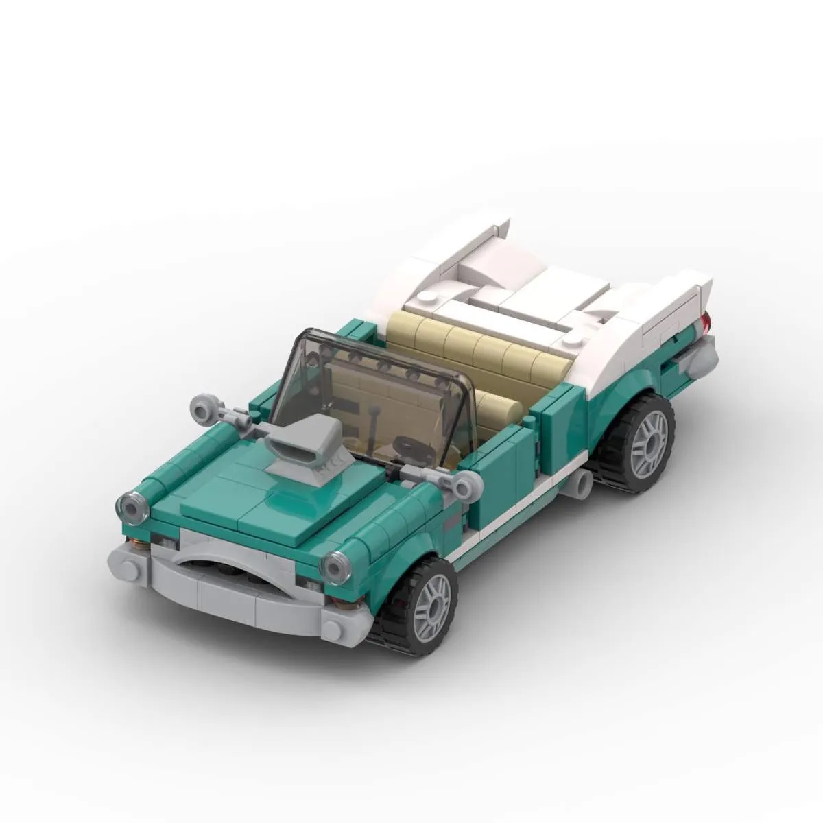 Retro Vintage Civilian Car Brick Assembly Toy Spliced Classic City Road Vehicle With Delicate Window Wheel Puzzle Toy for Fans