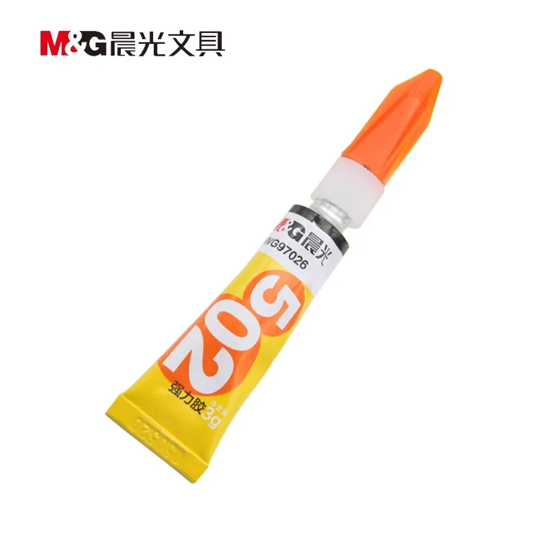 M&G 502 Сильный клей для ремонта керамической деревянной обуви, мгновенный липкий специальный мягкий клей для кожи 520 для проектов ручной работы