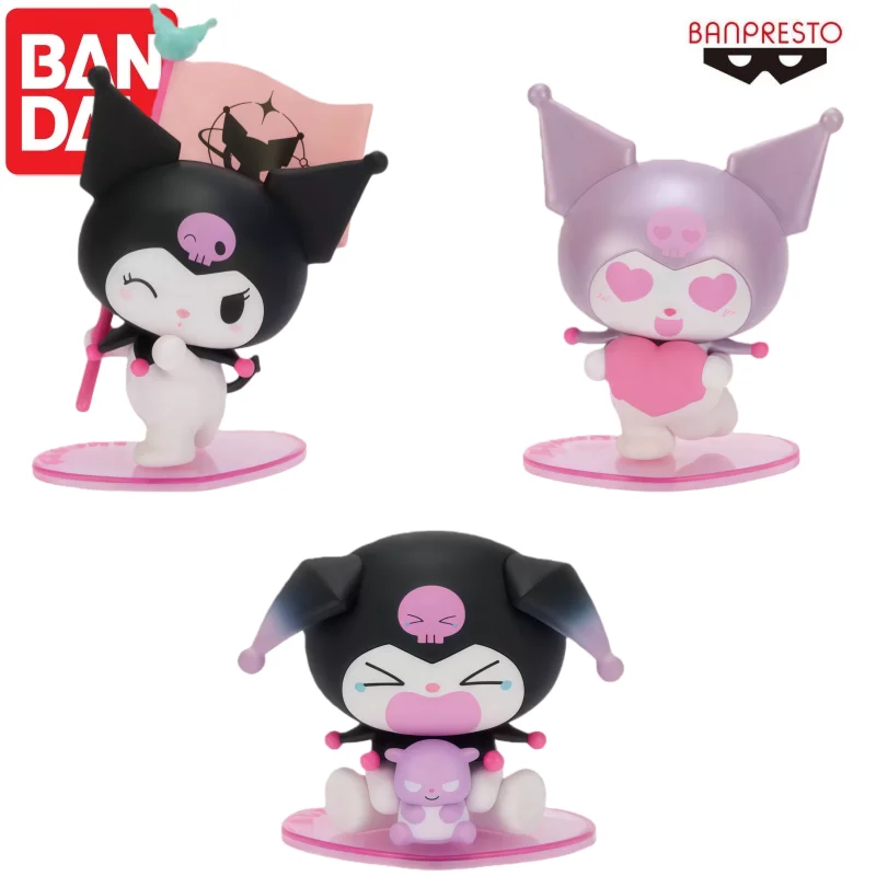 

In Stock Bandai Original Banpresto Sanrio Kuromi Action Figure Model Doll Brand New Boxed Anime Characters Garage Model