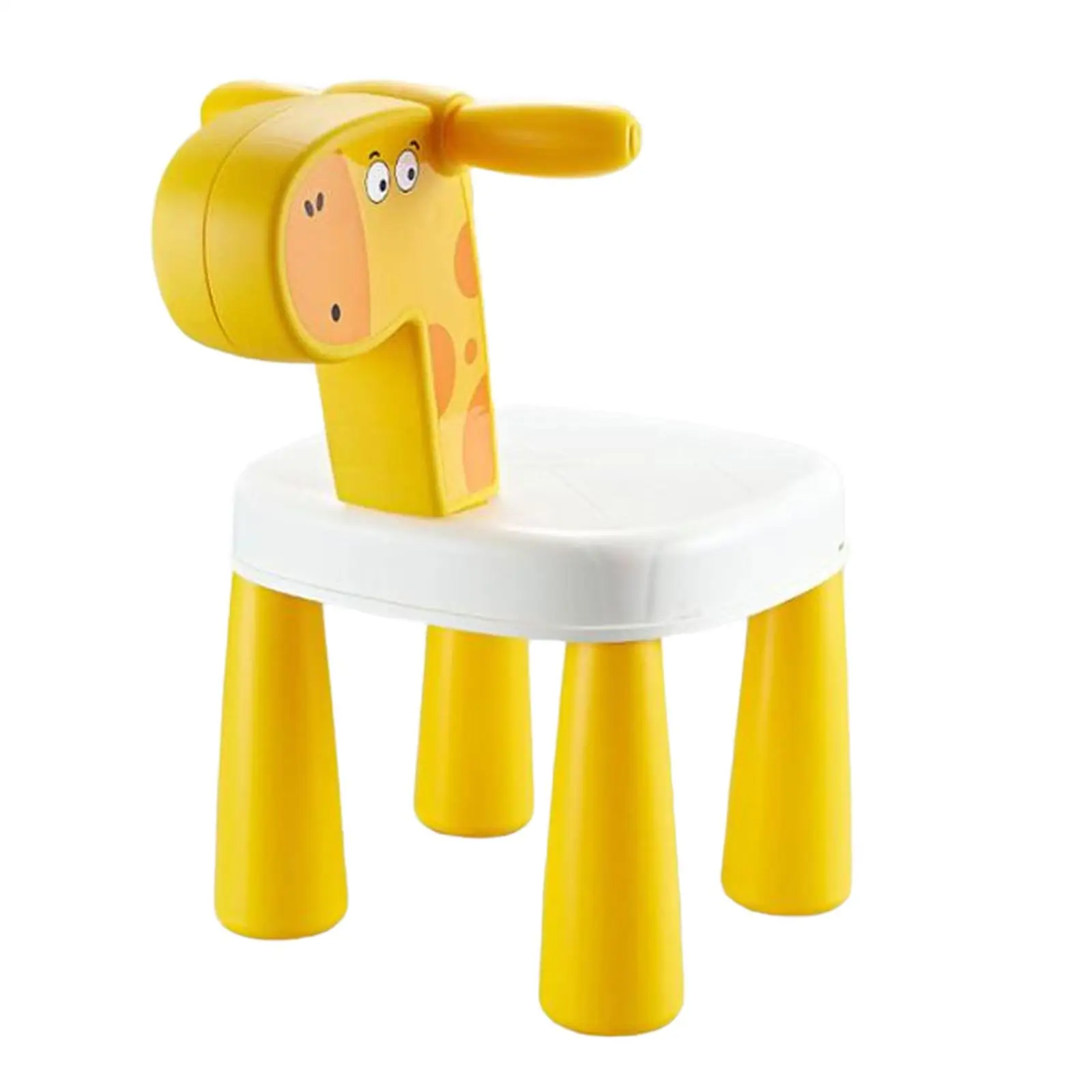 

Kids Chair Cartoon Easy to Assemble Durable Cartoon Giraffe Chair Children Chair for Indoor Home Daycare Kindergarten Classroom