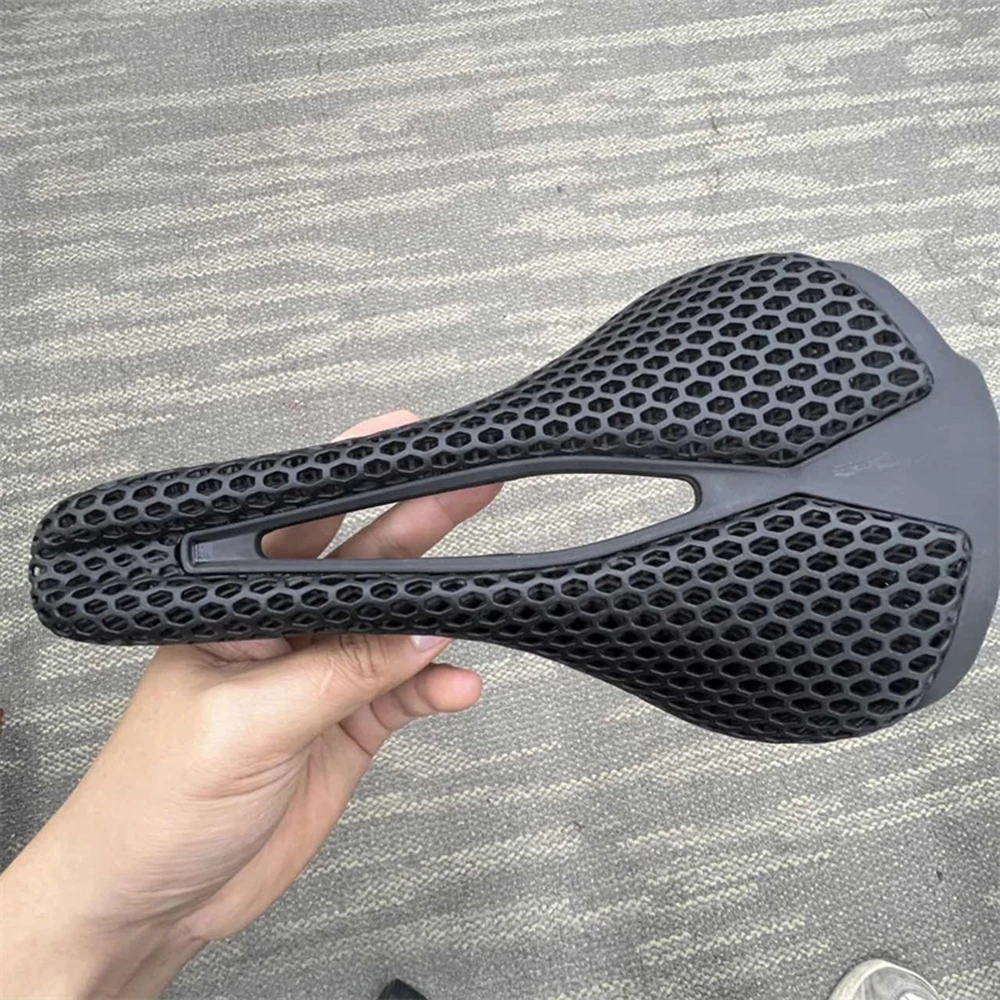 Carbon 3D Gedruckt Fahrrad Sattel Ultraleicht Mtb Road Racing 156G Ergonomische Stoßfest Radfahren Sitz Komfort Fahrrad Zubehör – Detail 8