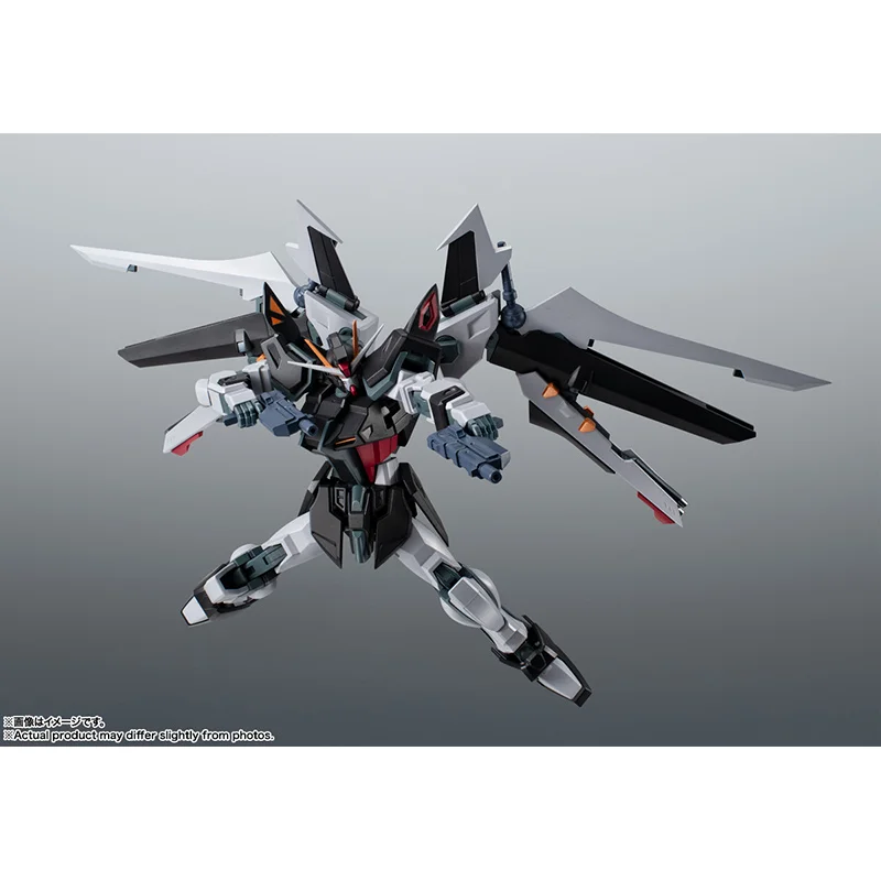 Bandai Il Robot Spirits Gat-X105E+Aqm/e-X09S Strike Noir Gundam Ver. Anno sono Regalo giocattolo modello originale Action Figure da 14 cm