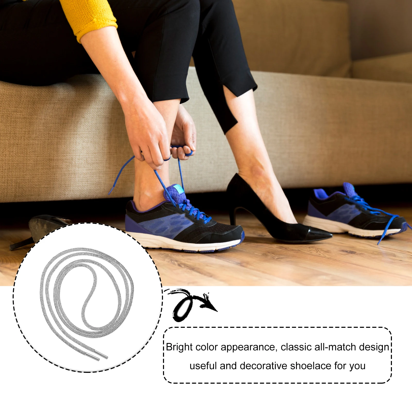 

4Pcs Decorative Shoelaces Rhinestone Design Stylish Accessories for Women Fashionable Durable Shoe Ties Multi-Purpose