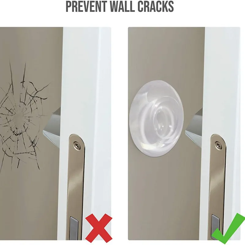 Прочная самоклеящаяся прозрачная дверная пробка, резиновые задние бамперы для шкафа, Защитные подушки для мебели в горошек, крошечные бамперы