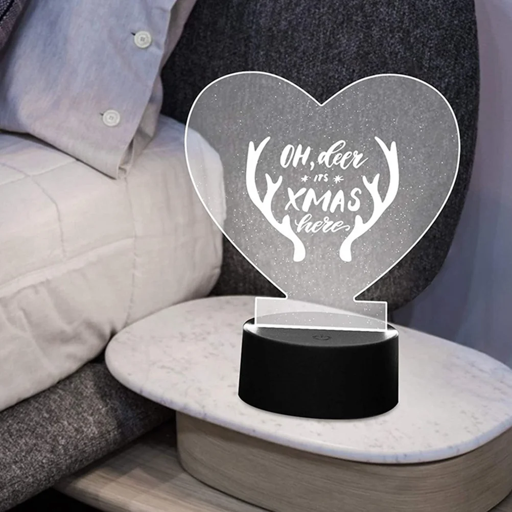 

5Pcs Chic Acrylic Heart Design Light Plate Premium Quality Long Lasting Decorative Practical Easy DIY Installation