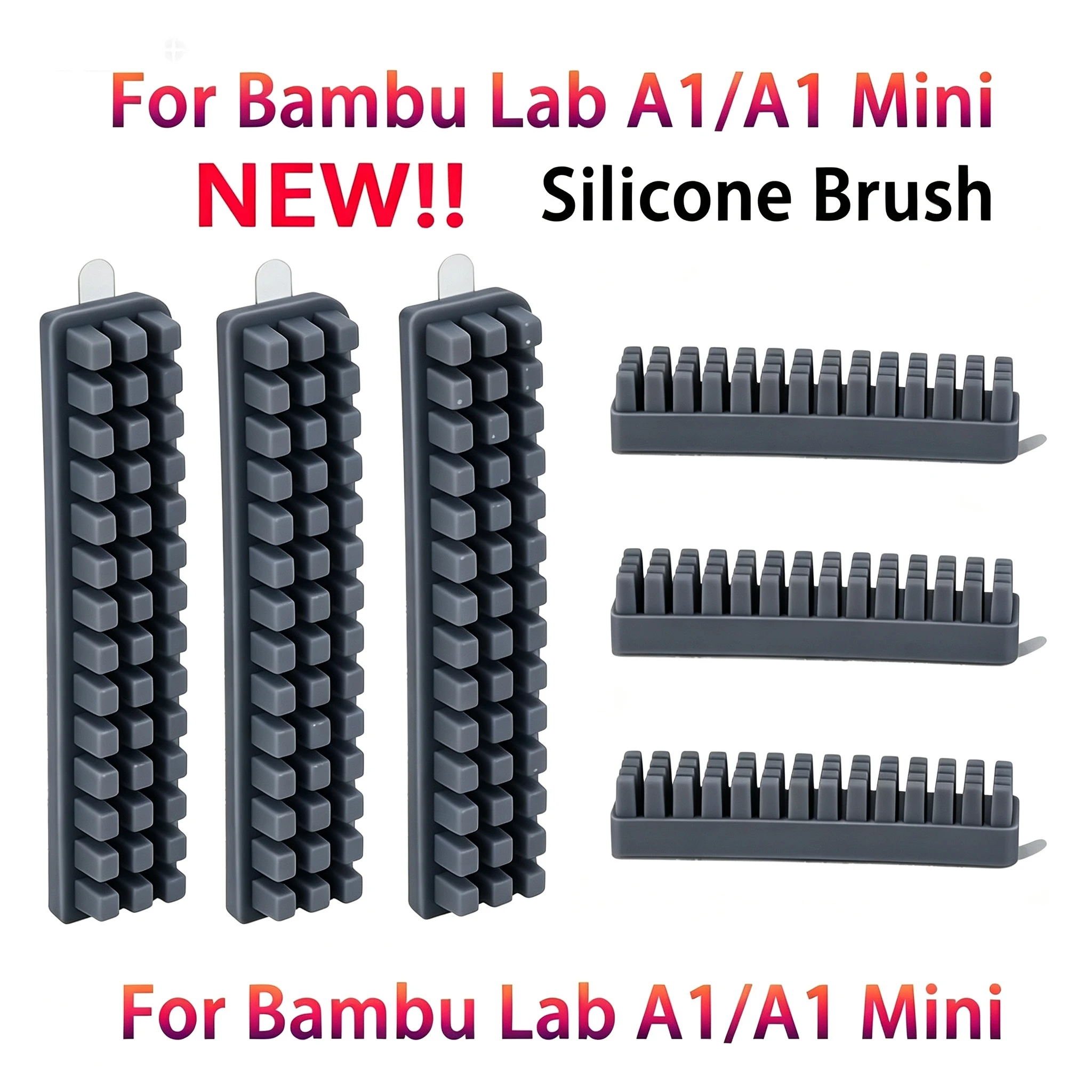 Cepillo para Hotend Bambu Lab A1 mini, 1/3/6 piezas, para kit de Hotend Bambu Lab A1, cepillo de silicona para boquilla