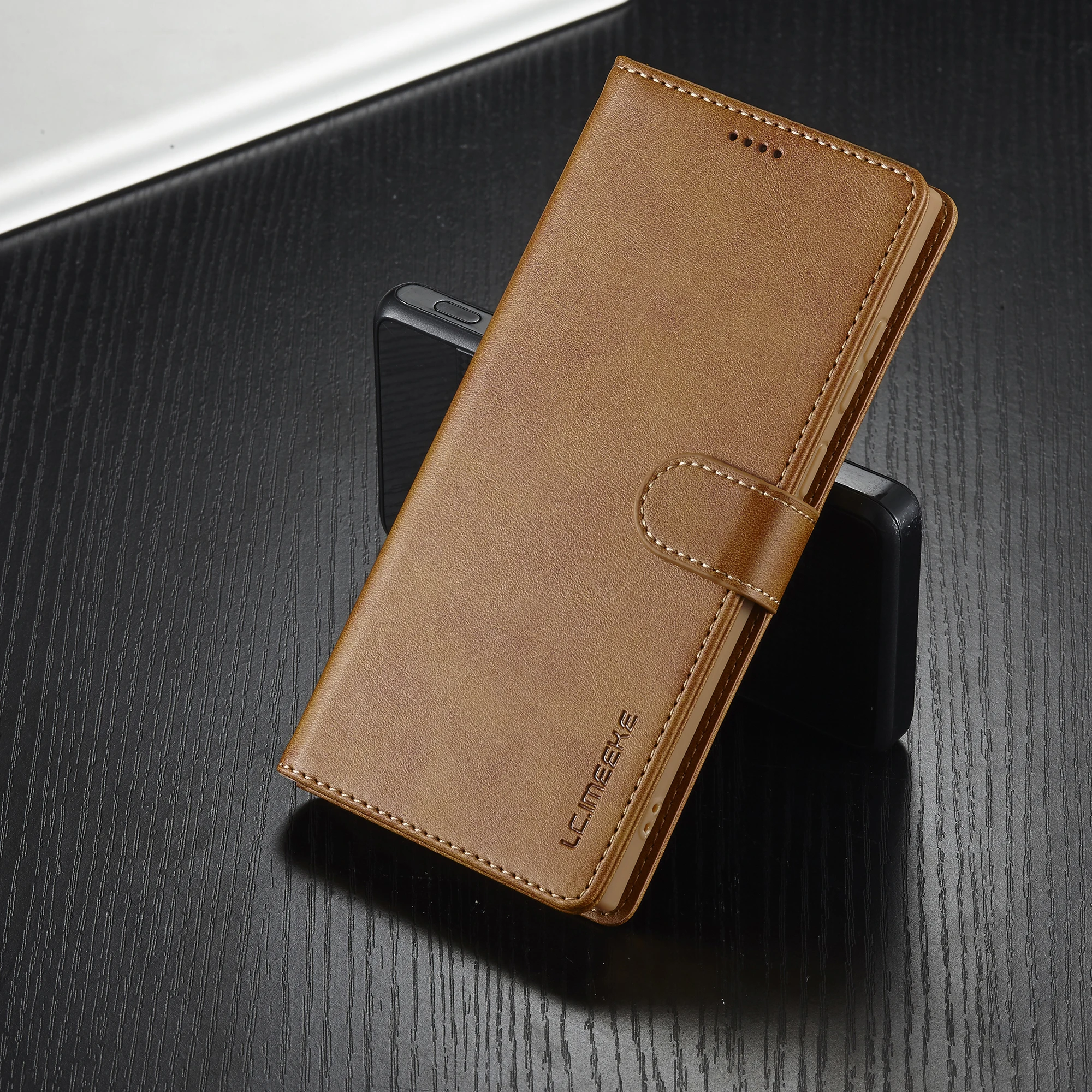 Business Leather Case for Samsung Galaxy S26 S25 Ultra S24 FE S23 Plus A17 A16 A26 A36 A56 A37 A57 Flip Wallet Card Phone Cover