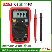 UNI-T UT33A Plus UT33B UT33C UT33D Multimeter Resistance Measure Capacitance Tester Anti-burn Pocket Digital Ammeter Voltmeter