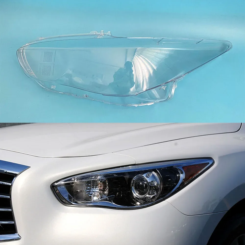 

For Infiniti JX35 2013 Car Headlight Cover Lens Glass Shell Front Headlamp Transparent Lampshade Lampcover Auto Light Lamp Caps