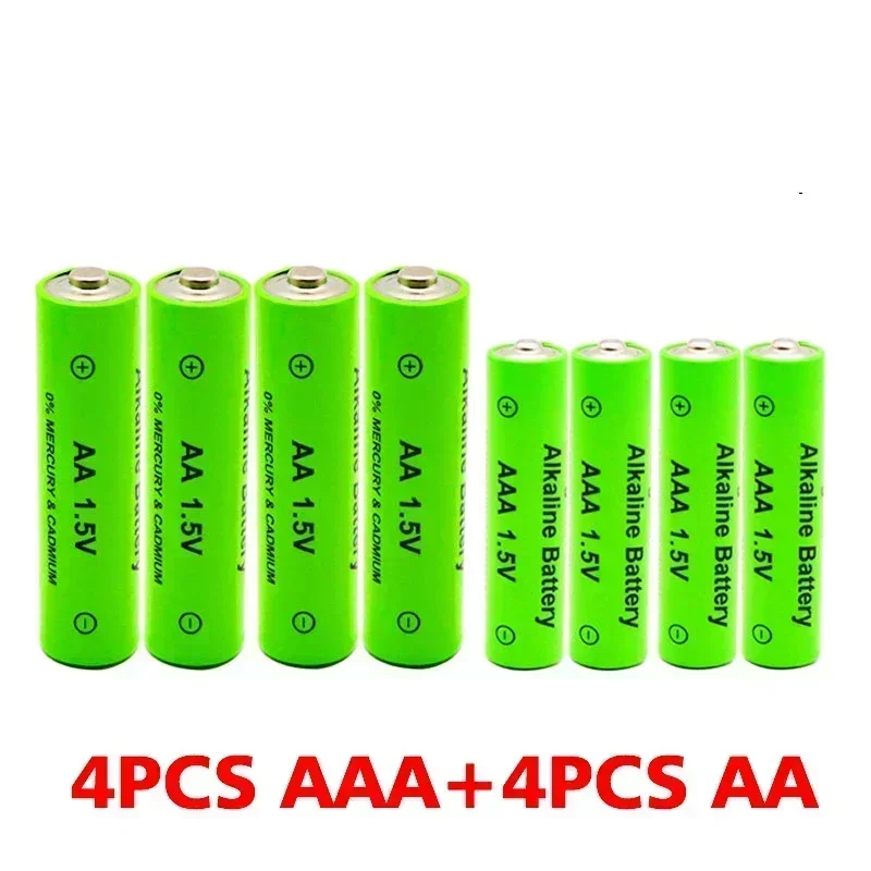 AA AAA 충전식 알카라인 배터리, 토치 전자 기기용, MP3 배터리, 1.5V, 3800mAh, 3000mAh