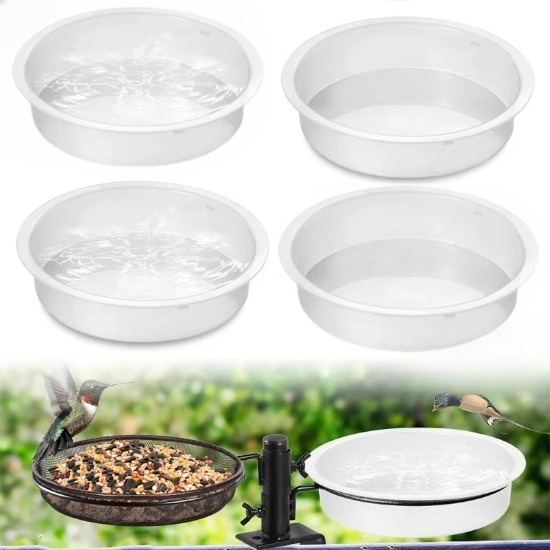 Comedouro Circular Transparente para Pássaros: Conforto e Estilo para o Ambiente de Alimentação dos Pássaros