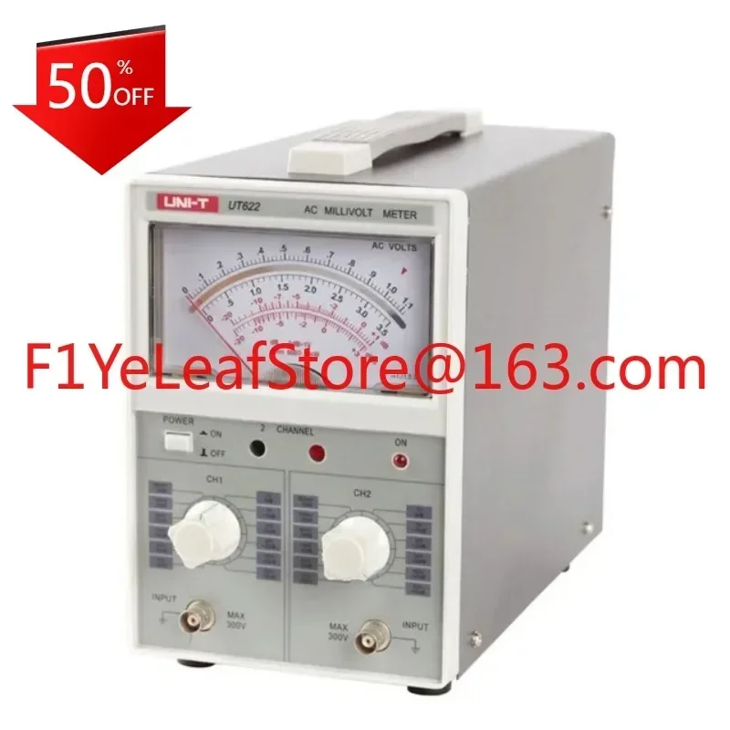 Hot salesMillivolt meter AC millivolt meter UT-622UNI-T UT622 dual channel AC digital voltmeter