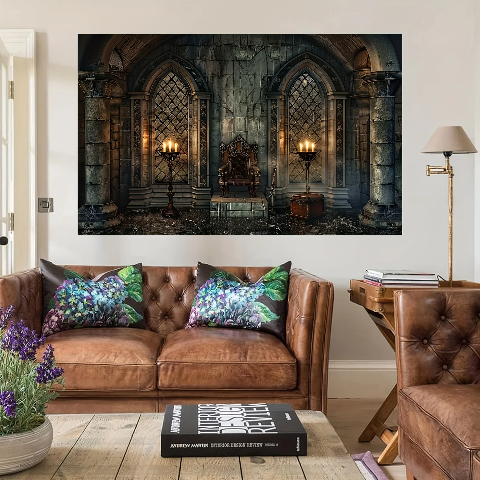 Gothic castle background - versatile haunted castle photo background for parties, weddings, birthdays, and live decorations