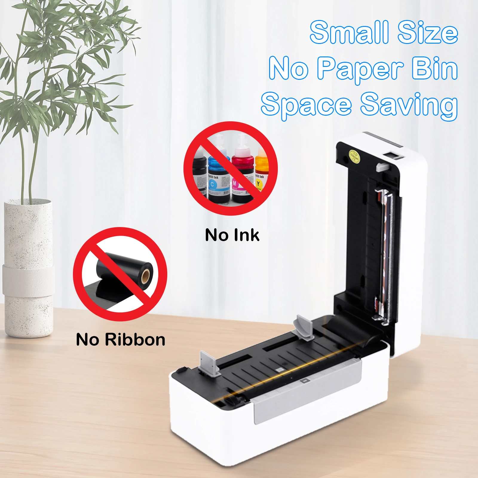 

HZ-D108B Wireless Machine A6 Price Mechanism Paper 4x6 Rollo Pocket Sticker Portable Mini Label Thermal Printer
