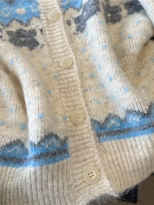 

Милый женский вязаный кардиган в консервативном стиле, свитер ранней осени для школьников, теплое длинное пальто Sve round Ne