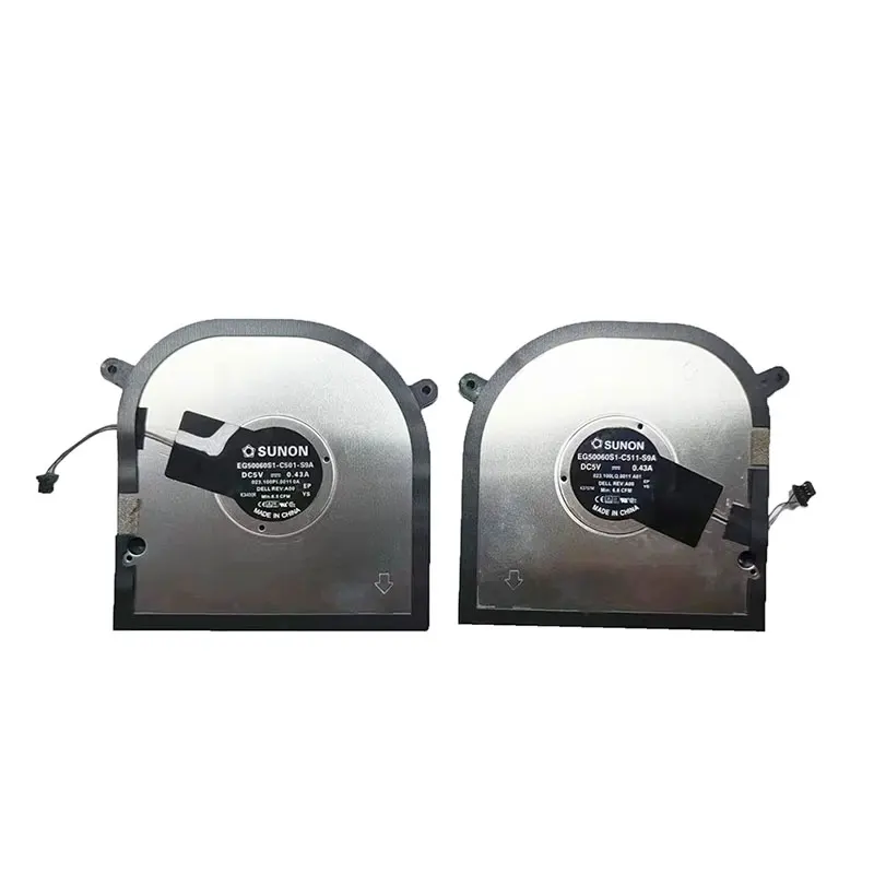 

CPU GPU Cooling Fan Replacement for Dell XPS 9700 9710 9720 /Precision 5750 5760 5770 EG50060S1-C500-S9A EG50060S1-C510-S9A