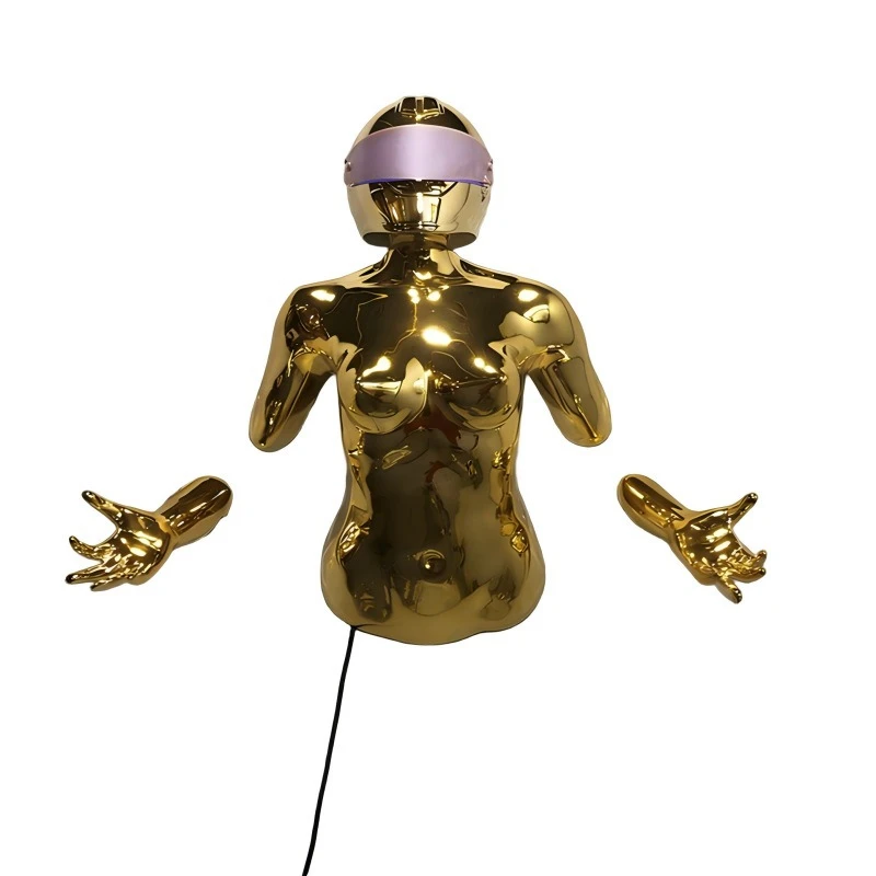 

Figure Sculpture Model Bar Entrance Wall Decoration Ornament Wall Decoration