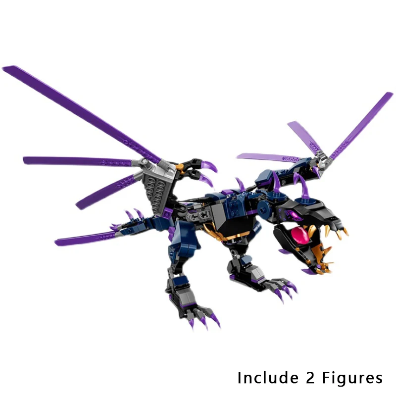 

Lloyd Ninja Building Blocks Children's Boys' Giant Dragon Toy Gift Dark Lord Flying Dragon