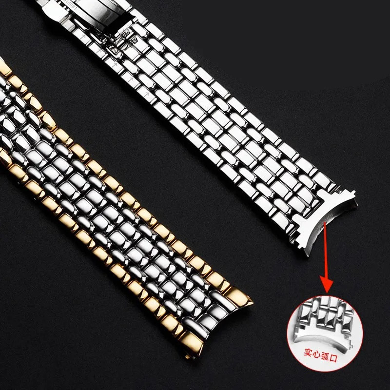 For Longines Presence L4.921.4 L4.805.4 922 905 Series Solid Stainless Steel Watchband 18mm 20mm Women Watch Strap Bracelet