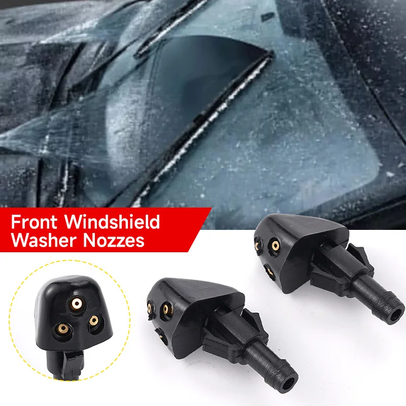 2pcs Car Windshield Water Spray Jet Nozzle Windscreen Wiper Washer For Suzuki Swift SX4 Grand Vitara Car Accessories