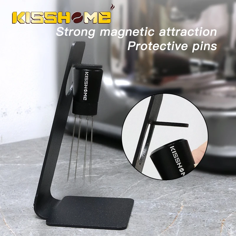 Herramienta KISSHOME WDT, Distribuidor de Agujas para Café, Agitador Magnético para Espresso, para Portafiltro Delonghi Breville E61, Accesorios para Baristas